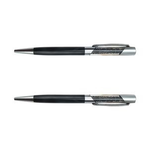 Plated Metal Color Pen With Crystal 19