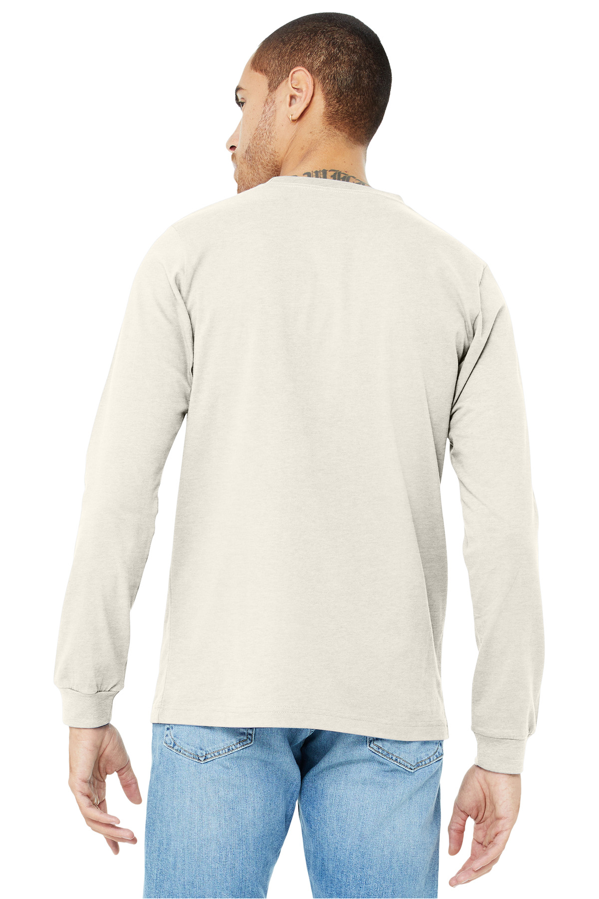 BELLA+CANVAS Unisex Heather CVC Long Sleeve Tee BC3501CVC 148