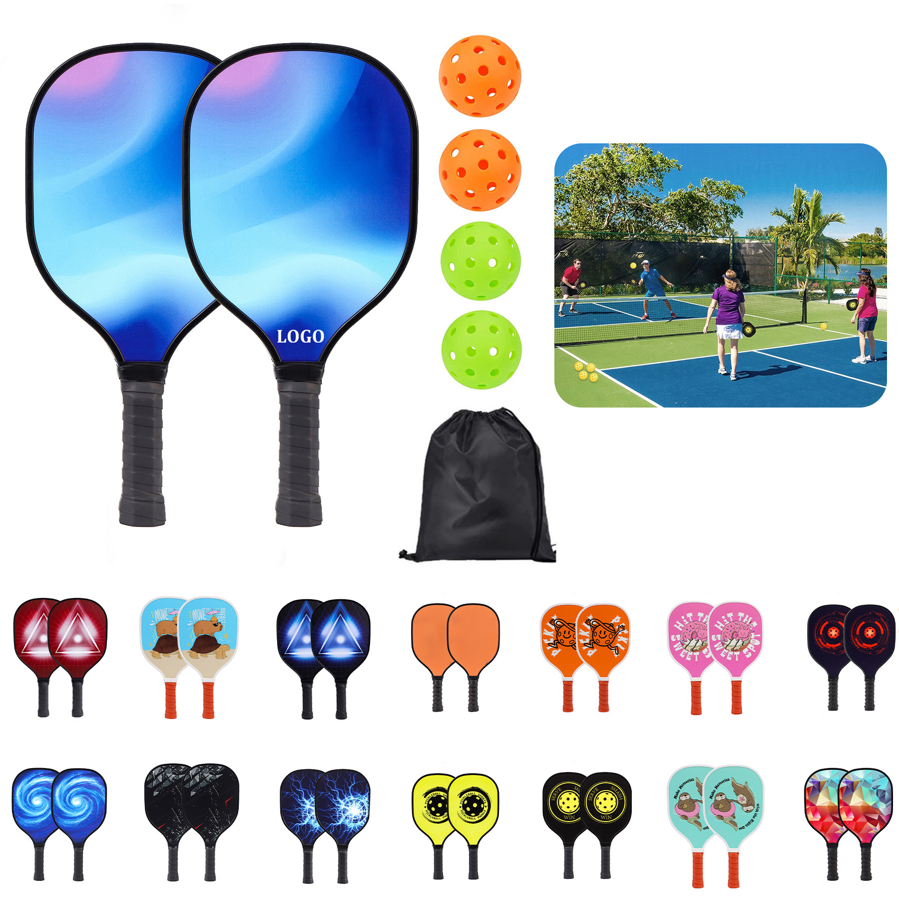 Approved Pickleball Paddle Set 11