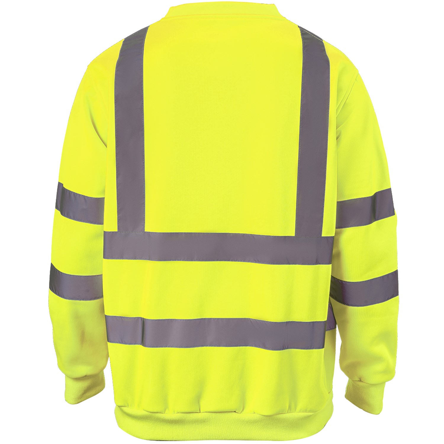 Class 3 Double Band 2" Reflective Tape Safety Sweatshirt 7