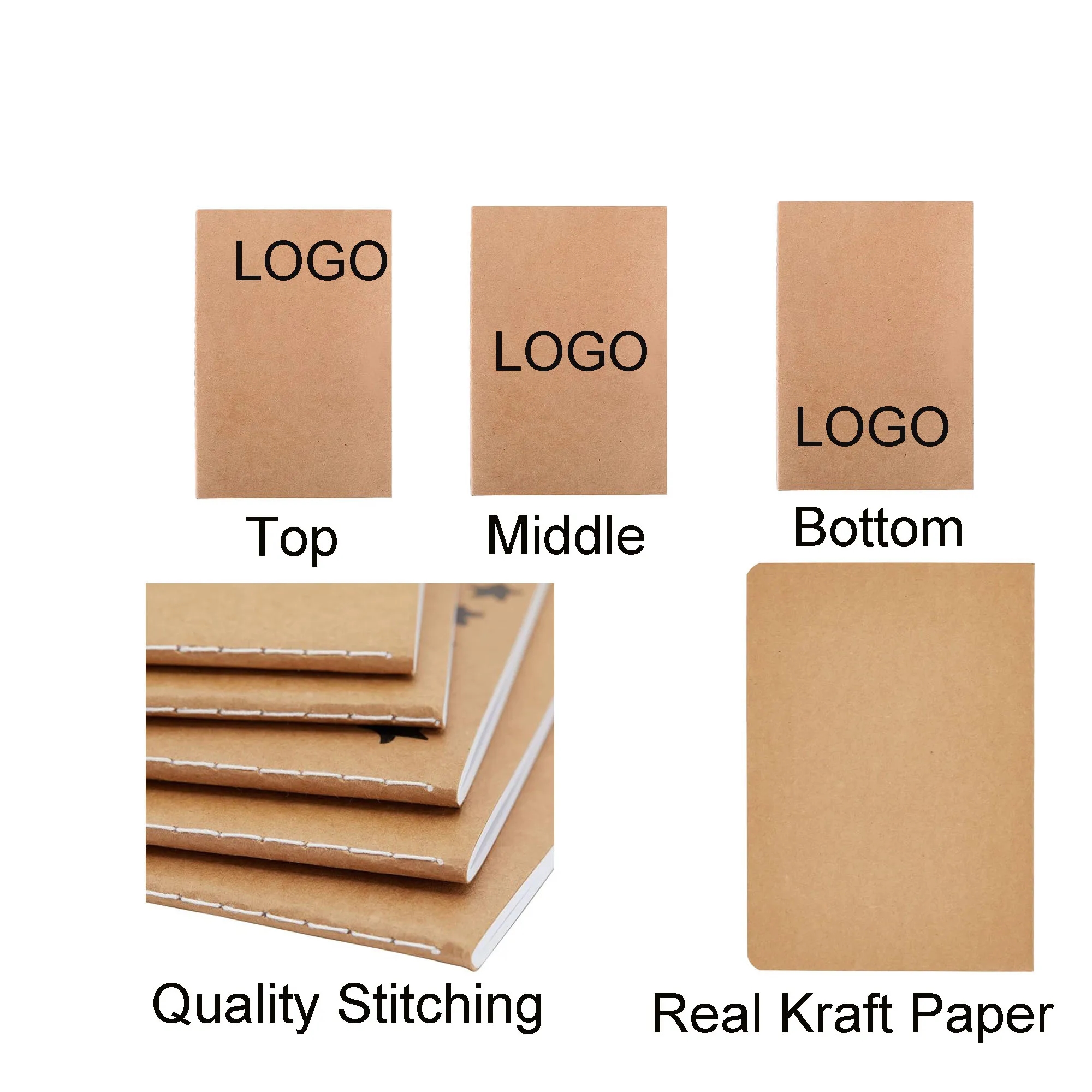 Spot Kraft Spiral Notebook Journal 5