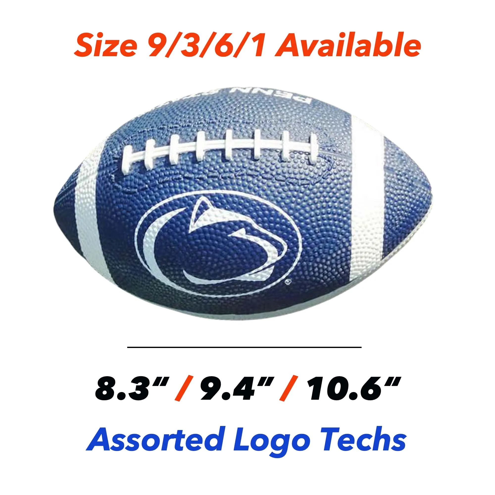 Size 9 Adult Standard Match American  Football Rugby Ball 3