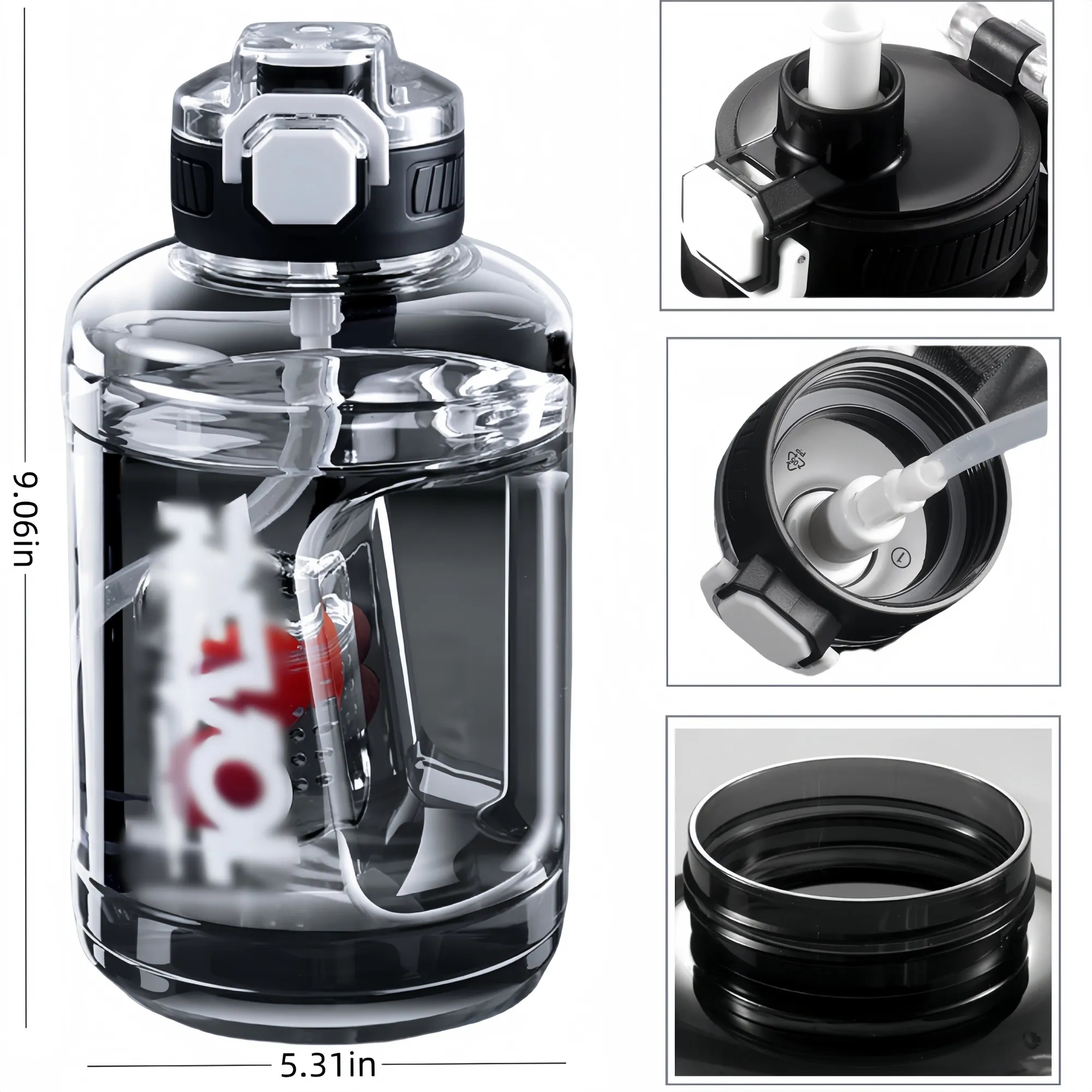 Large - capacity Sports Fitness Water Bottle 4