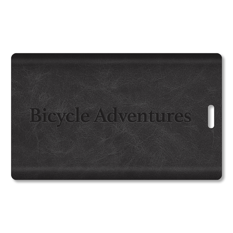 Luggage Tag Paneled Back For Writing, Large 5