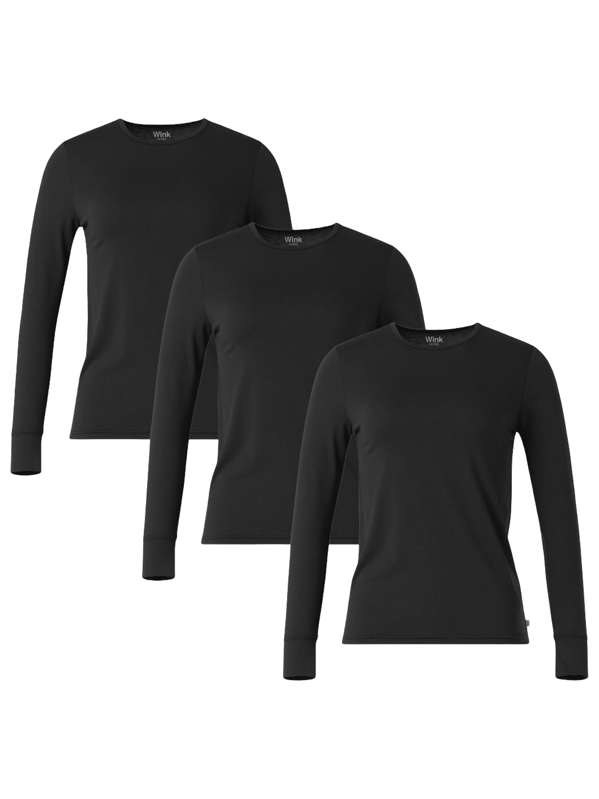 Wink Layers - Women's 3-Pack Long Sleeve Underscrub Tee 4