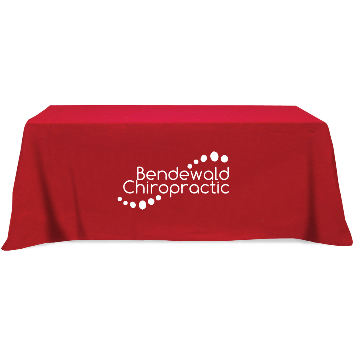 Flat 4-sided Table Cover - fits 8 foot standard table: Poly-Cotton 3