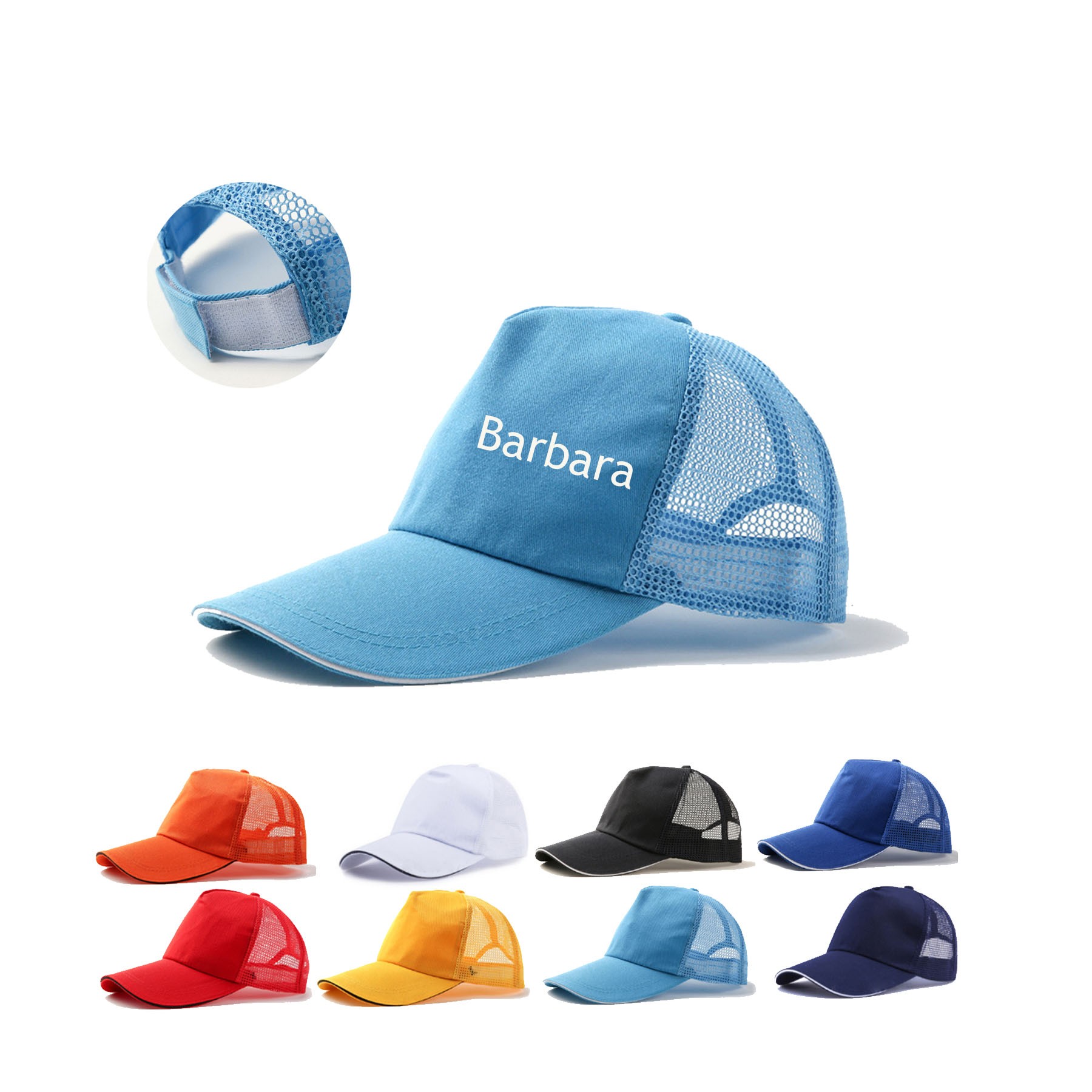 5 Panel Cotton Twill Mesh Back Cap