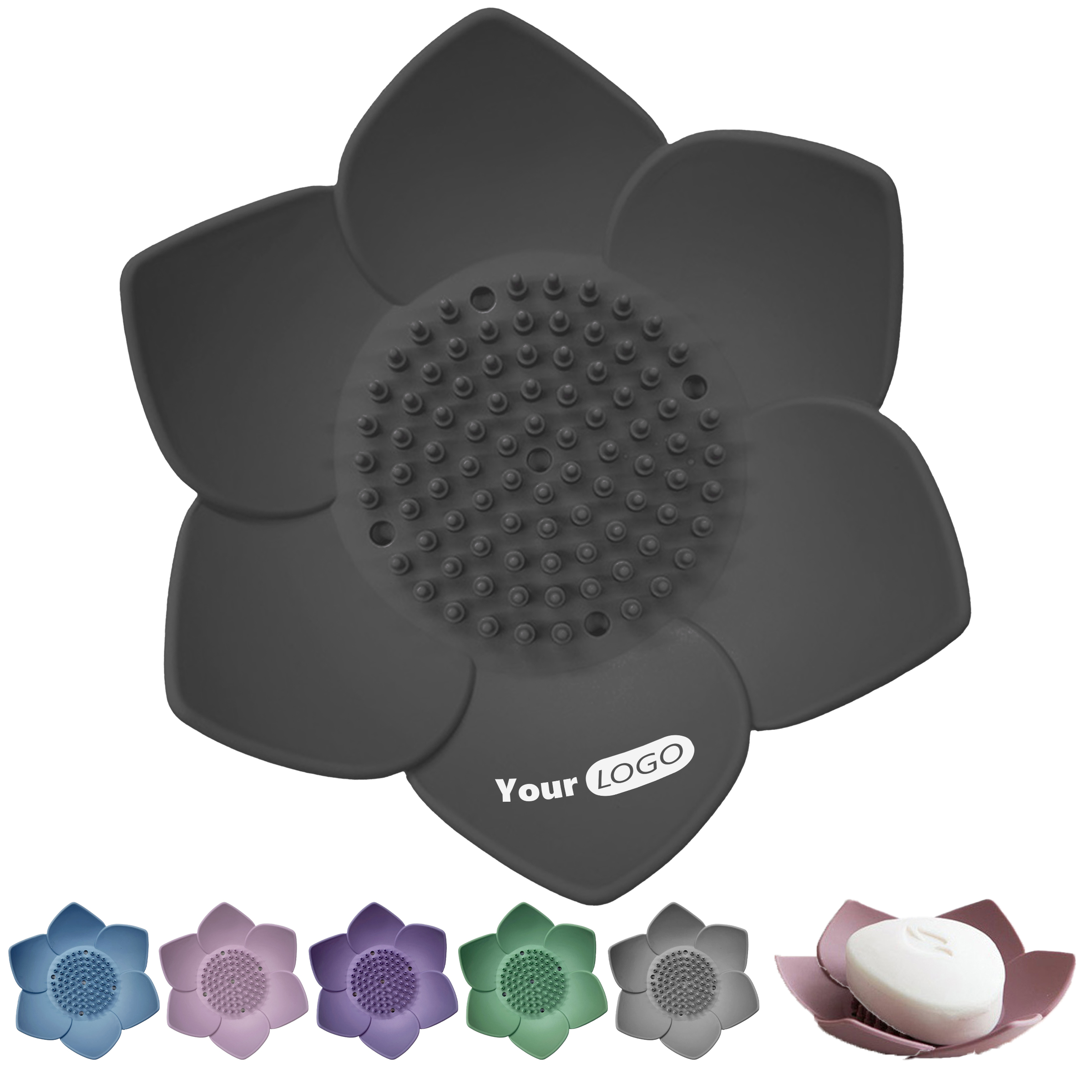 Silicone Bathroom Soap Tray 9