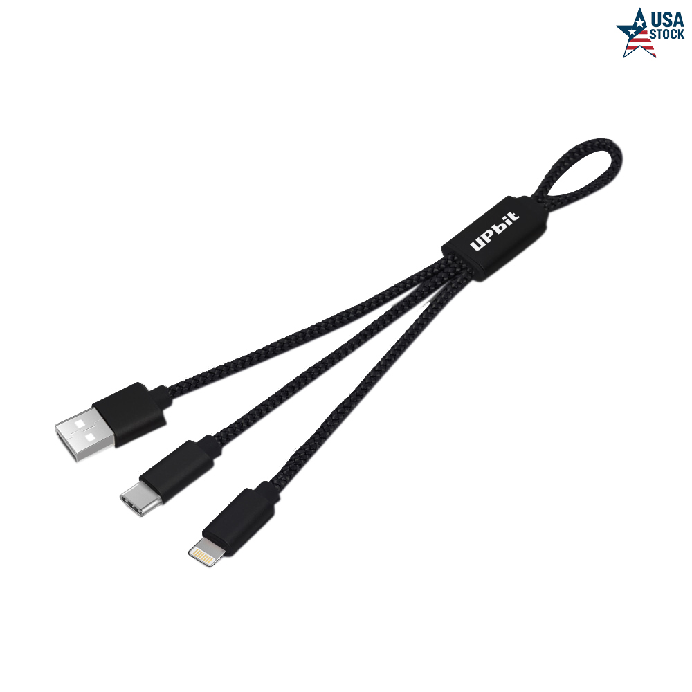 3-in-1 Charging Cable with Light-Up Logo 3