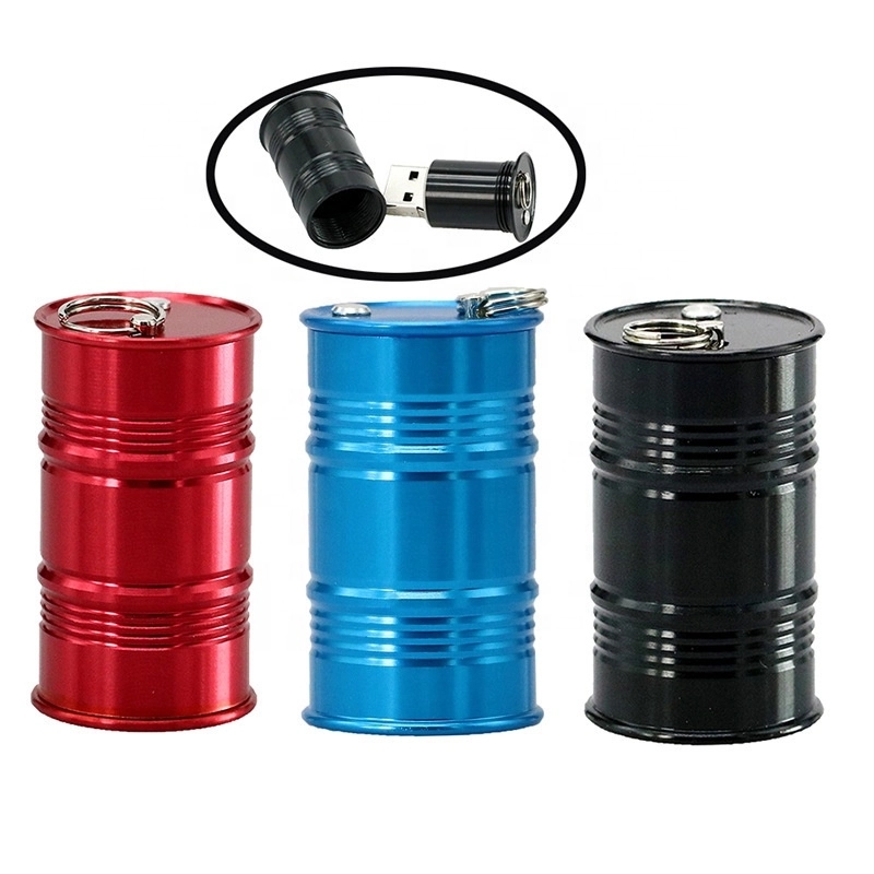 Metal Oil Drum USB Flash Drive 7