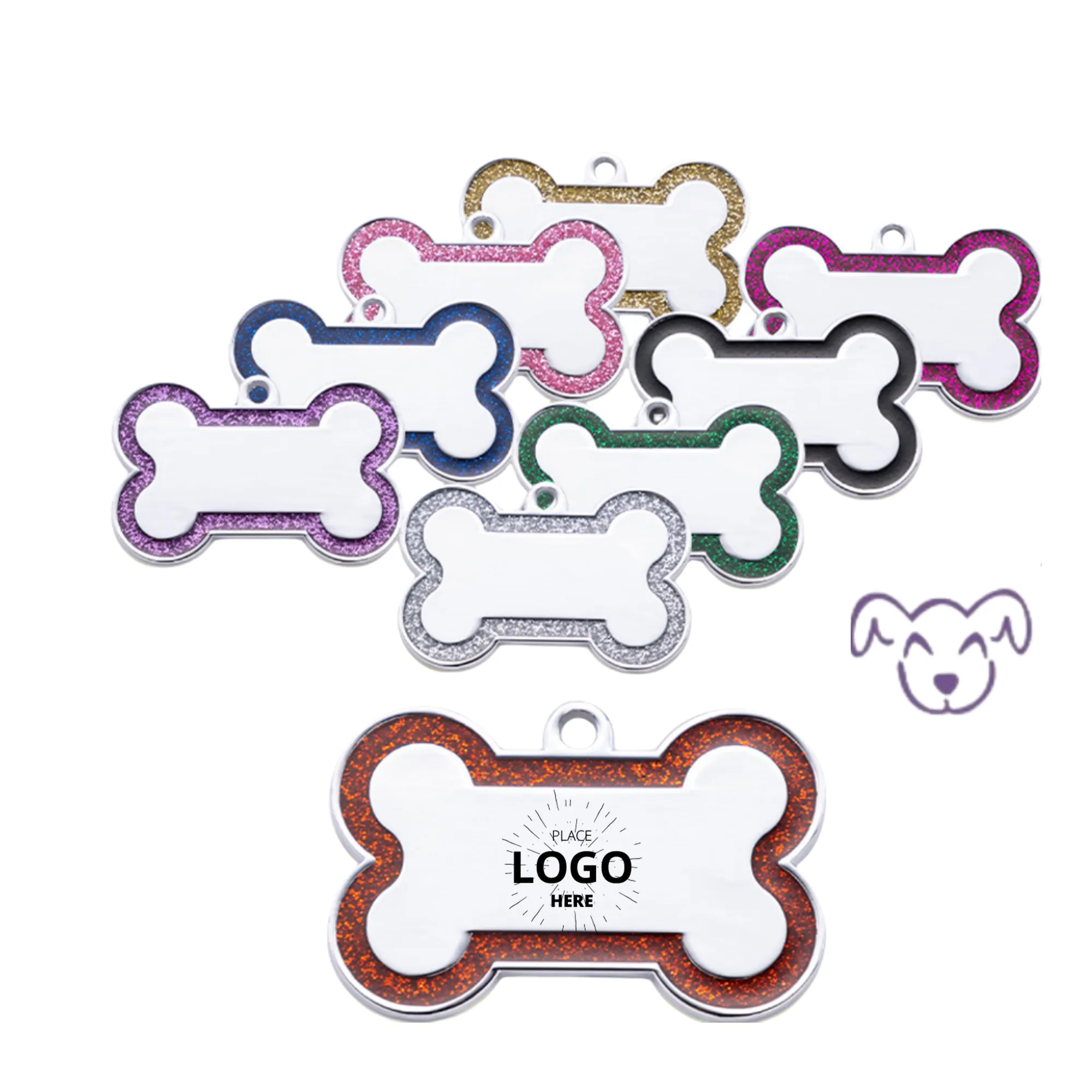 Blank Bone Shape Tag 2