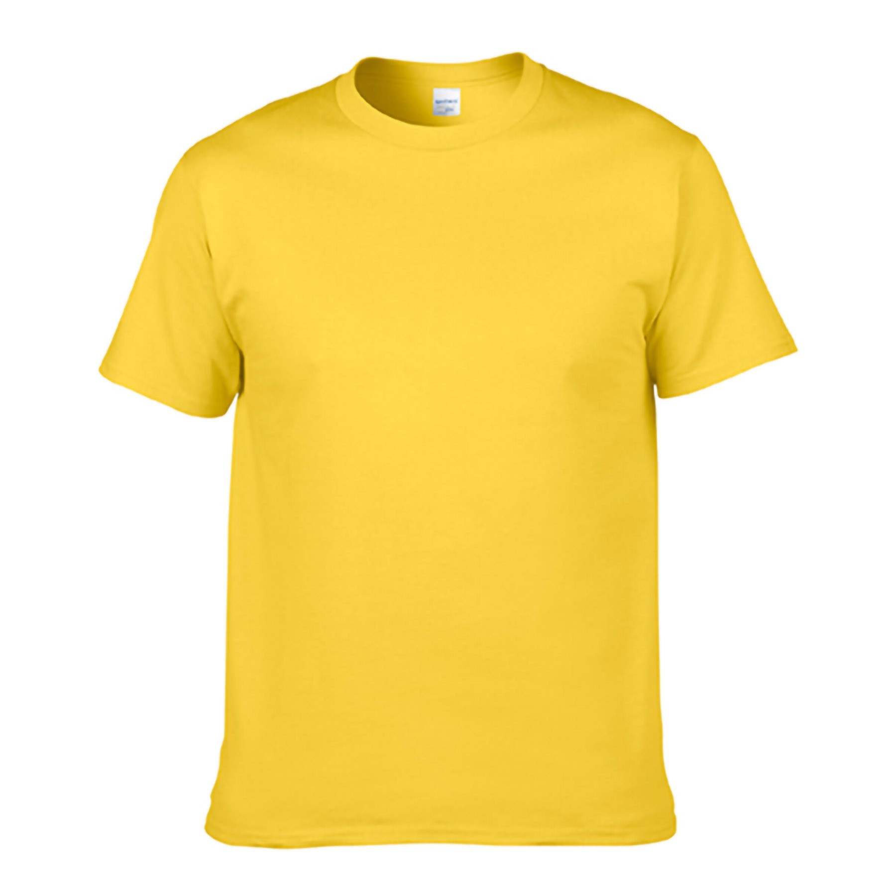 Men's Cotton Solid Color Crew Neck T-Shirt 10