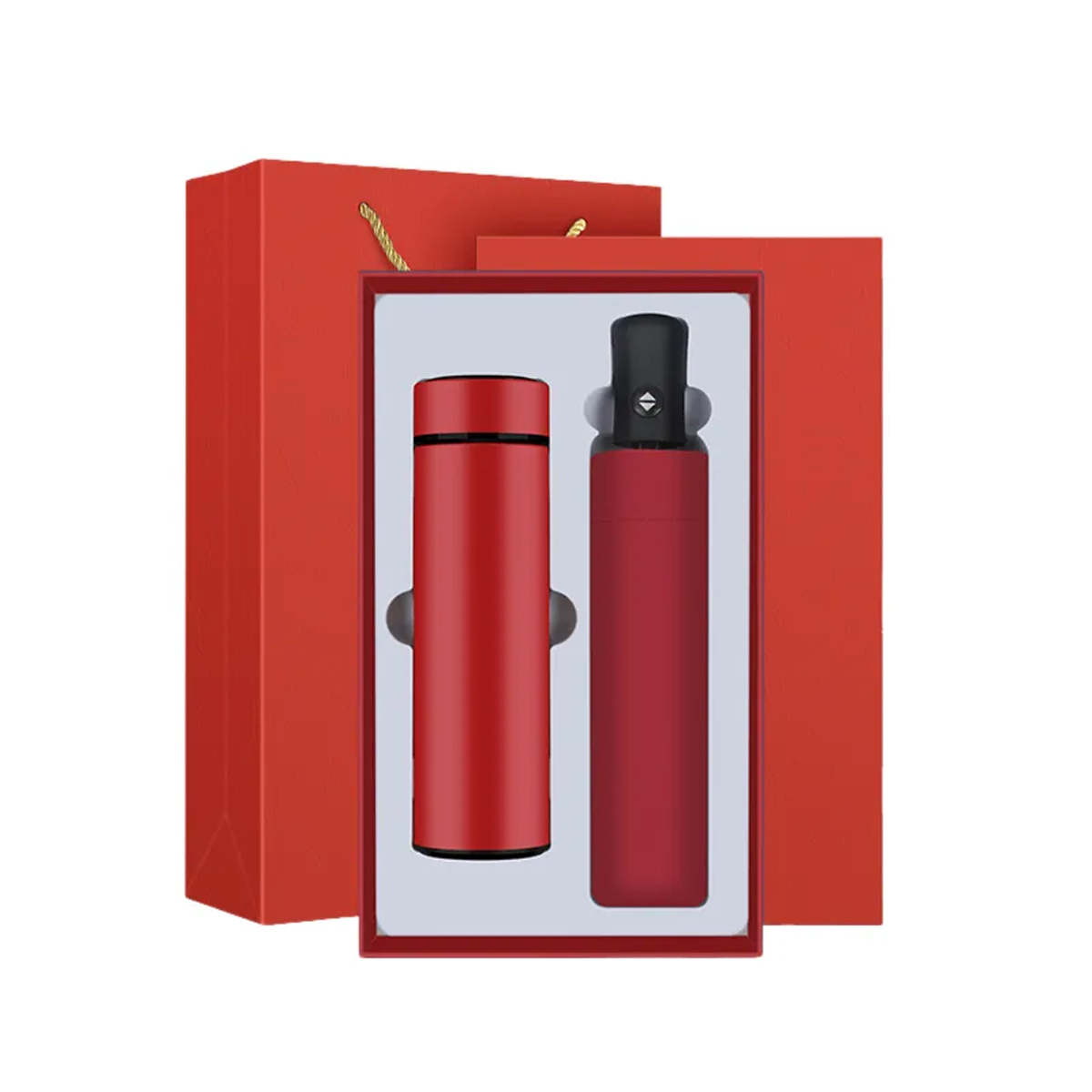 Thermos Cup and Umbrella Gift Set with LED Display 3