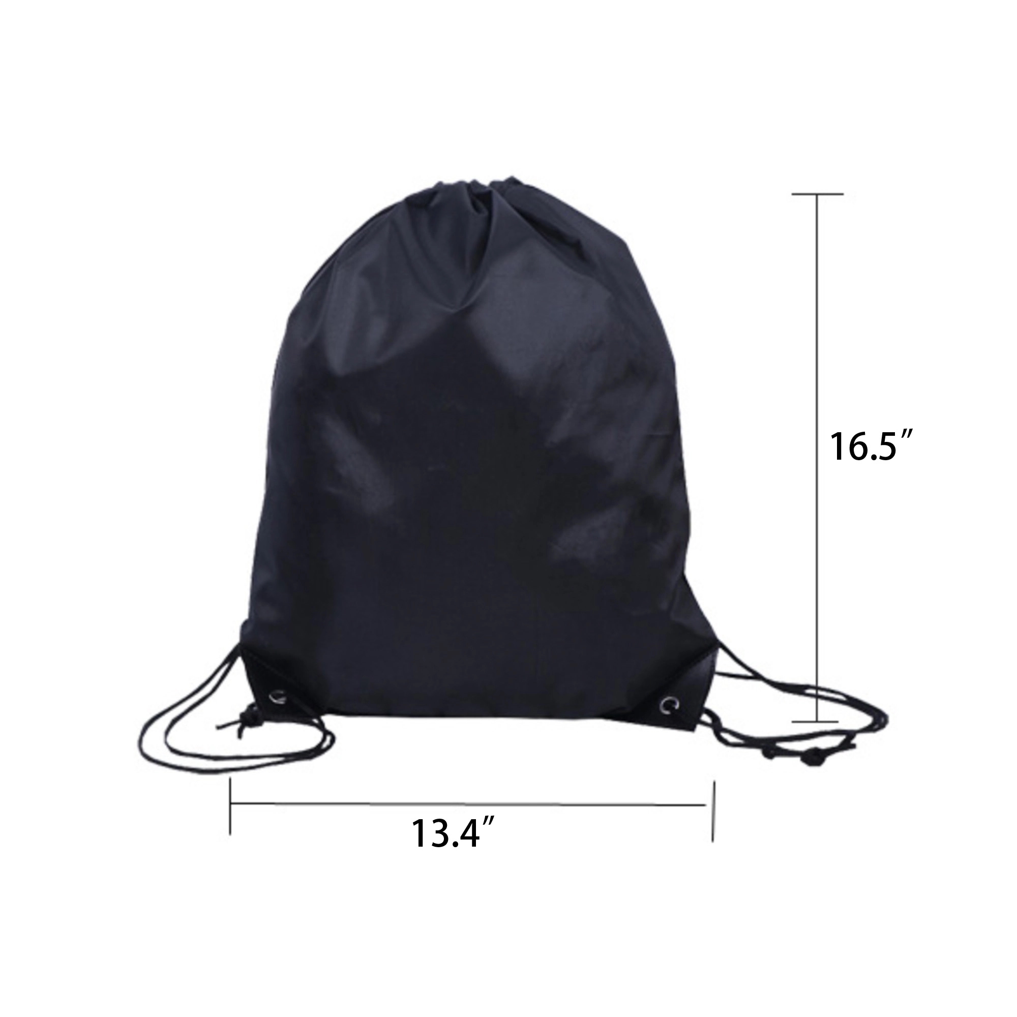 Sports Polyester Drawstring Storage Backpack 4