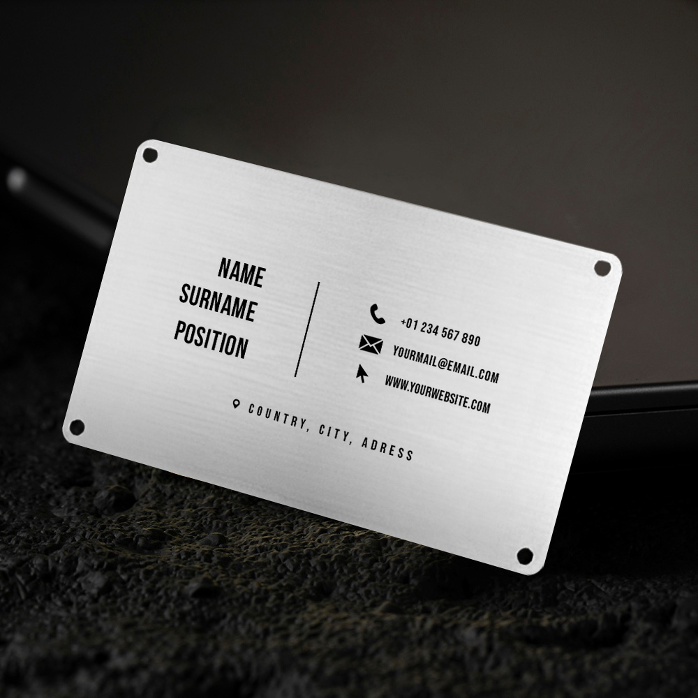 Aluminum Business Card 0.8mm 13