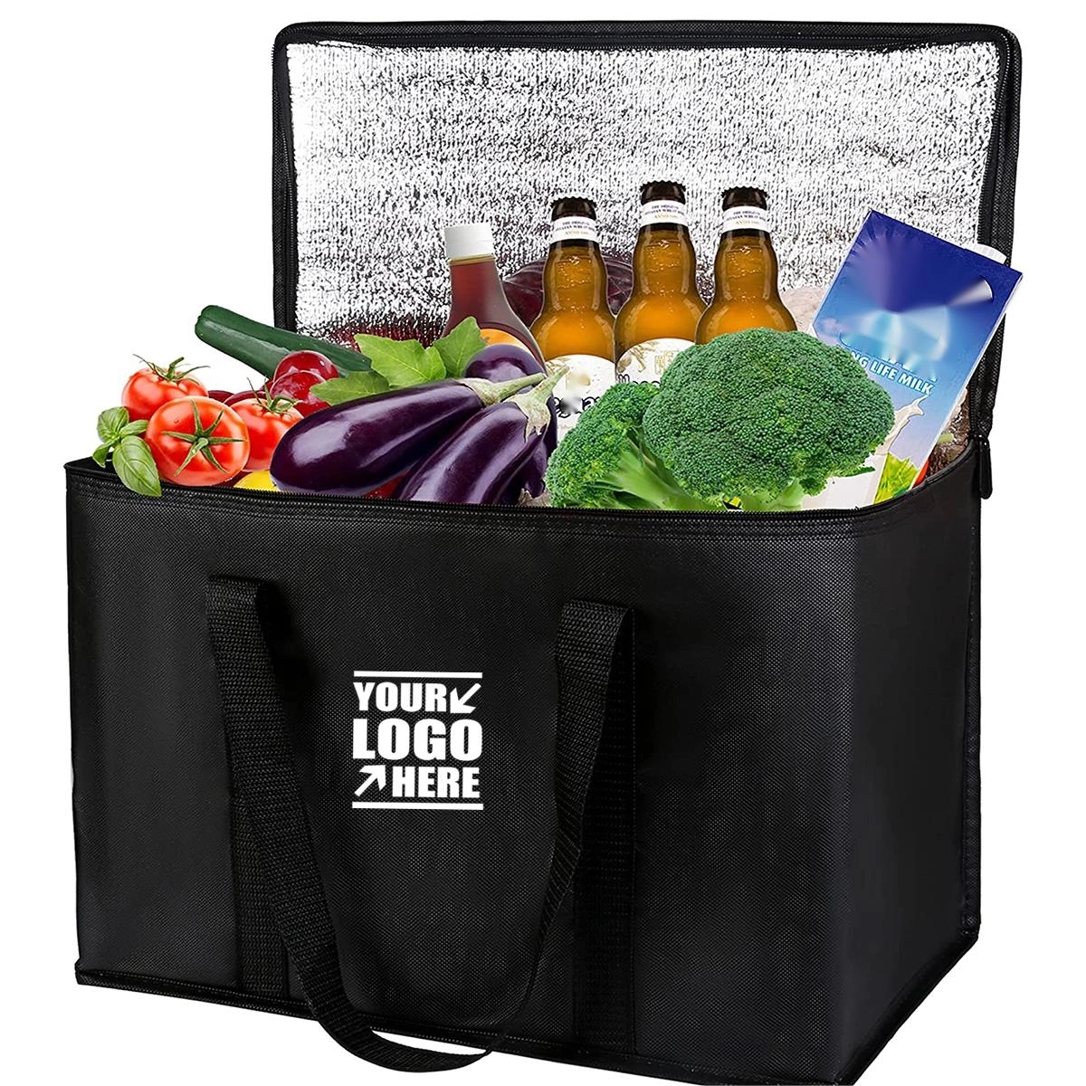 Extra Insulated Grocery Reusable Shopping Cooler Bag 2