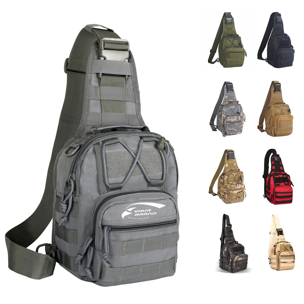 Compact Sling Shoulder Bag for Range Travel Hiking Sports 4