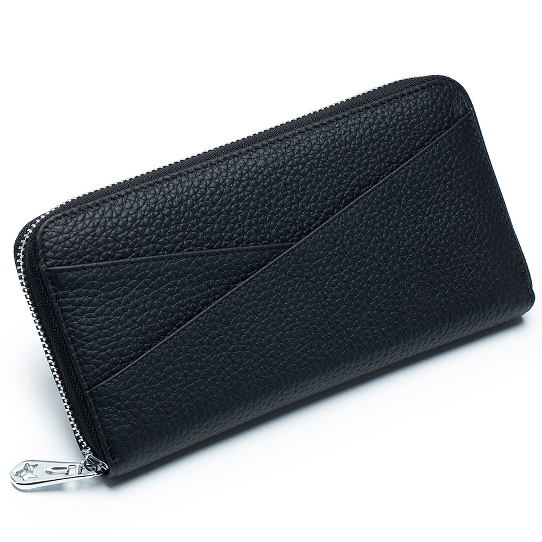 Genuine Leather Stylish accordion card pocket wallet 7