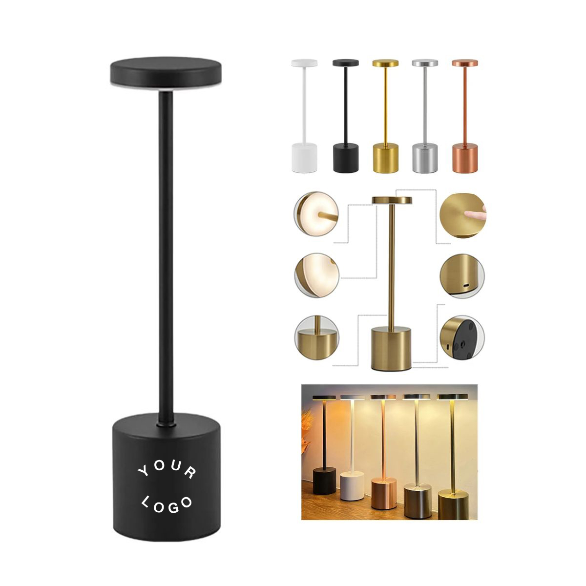 LED Table Light with Three Color Temperatures 5