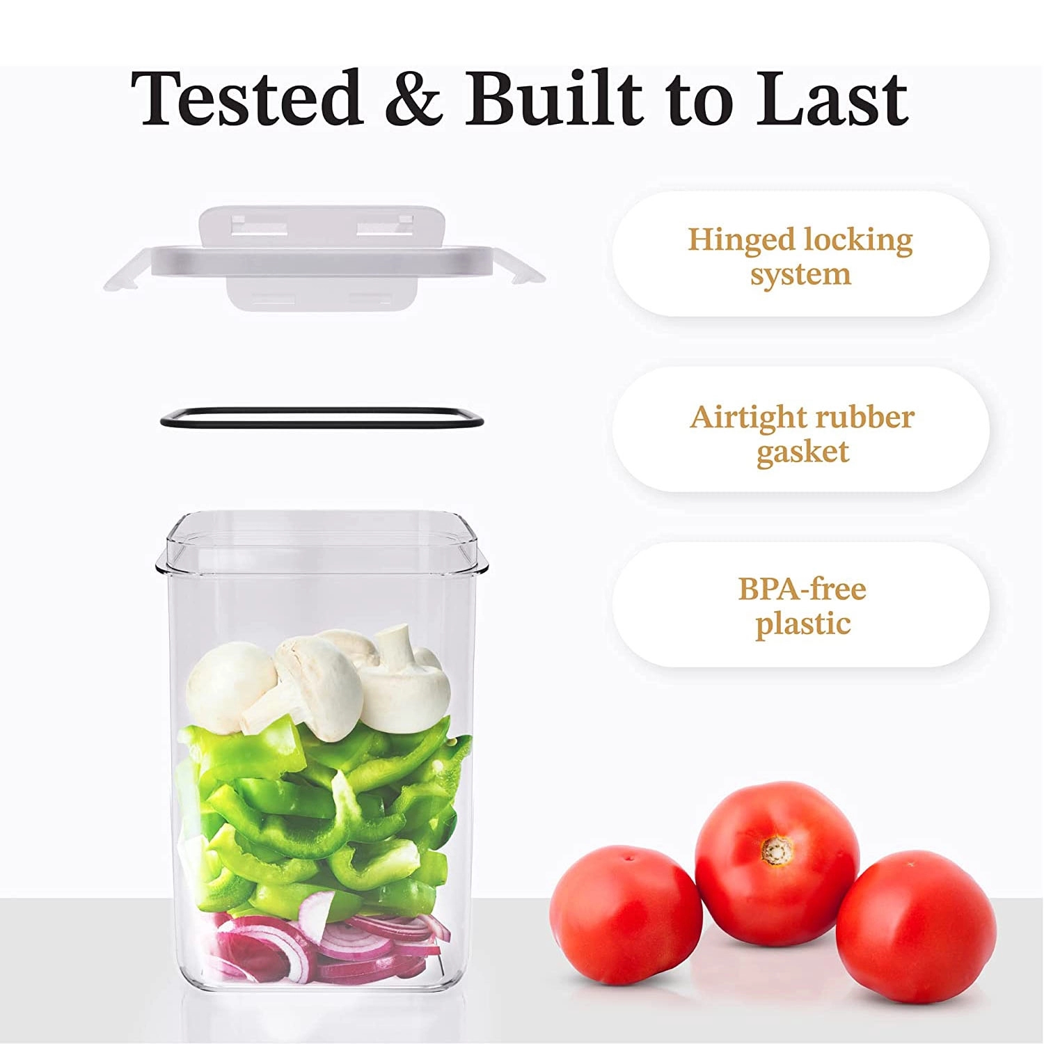 Airtight Food Storage Containers Set With Lids (24 Pack) 1