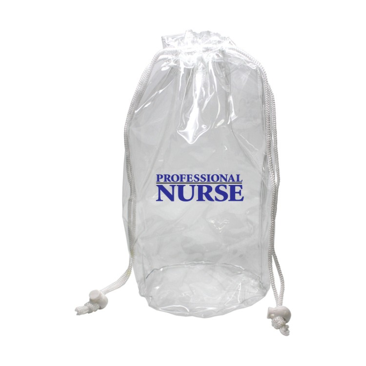 Large Clear Drawstring Bag 1