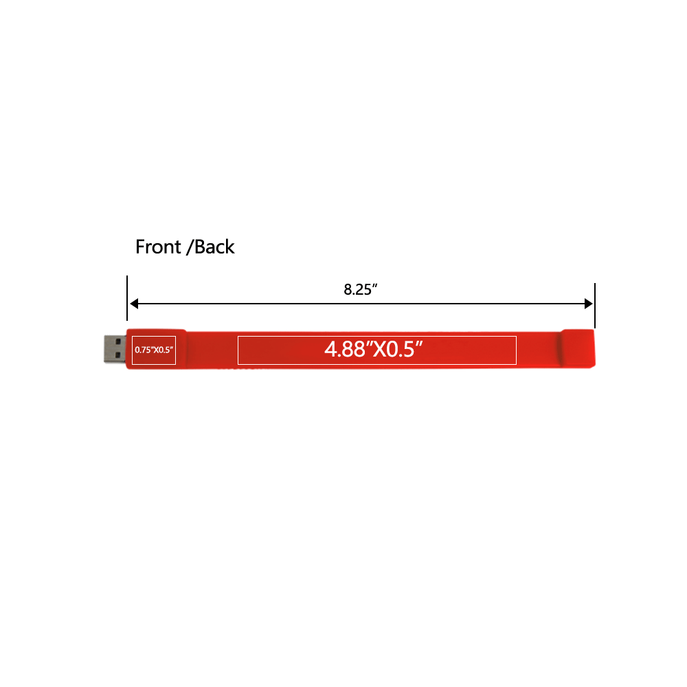 Lombard Wristband USB Drive 21