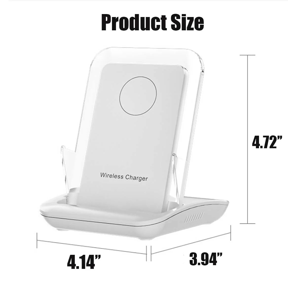 15W Magnetic Wireless Charger Desktop Mobile Phone Holder 3