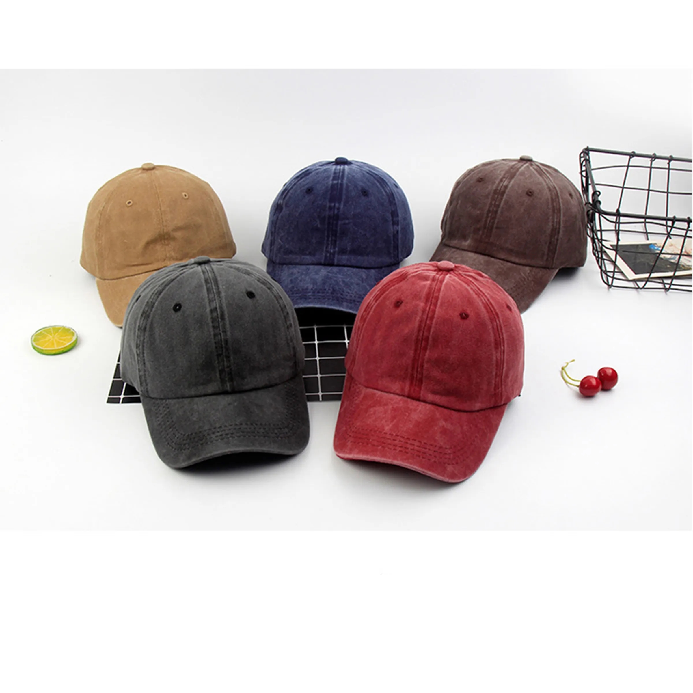 Vintage Washed Cotton Baseball Cap 2