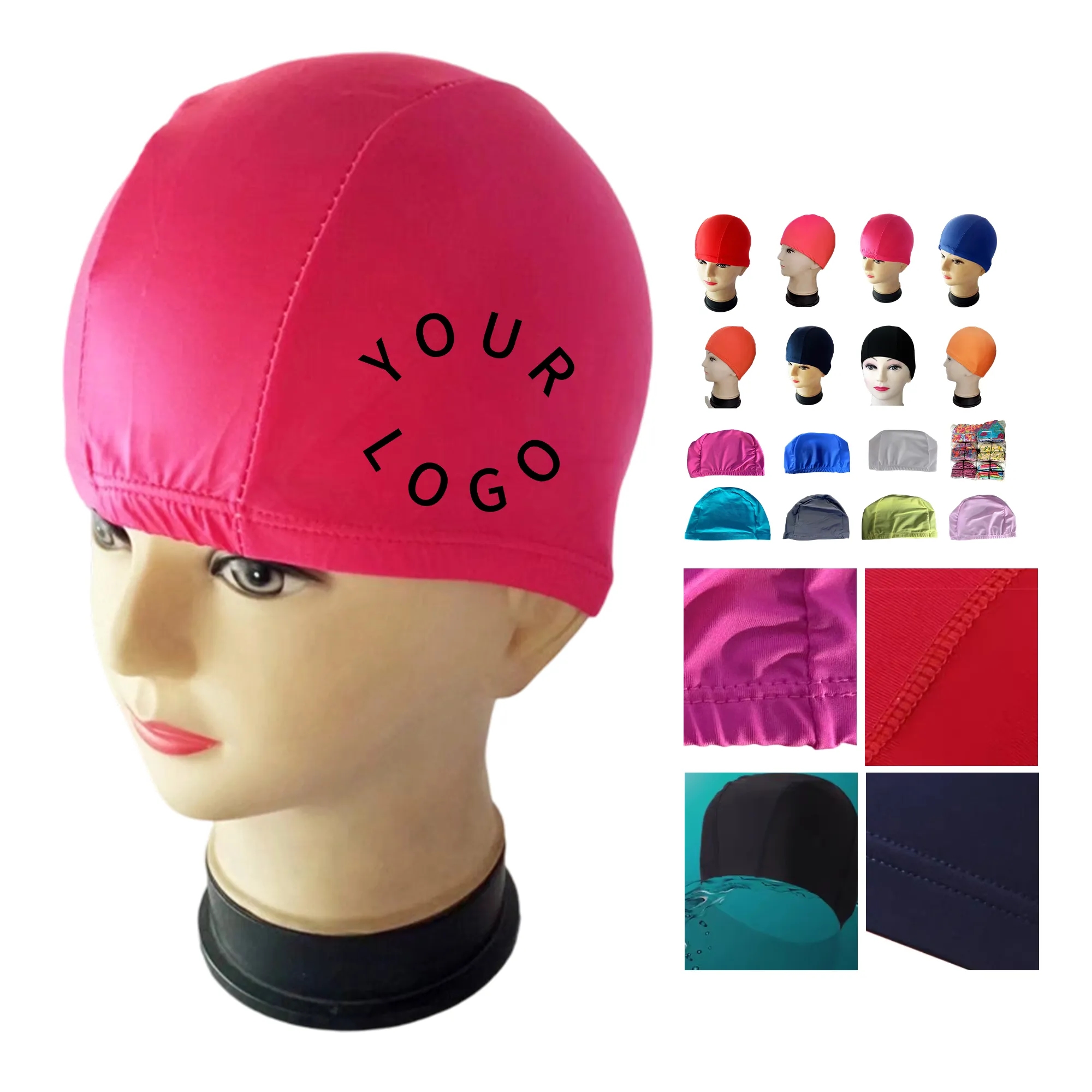 Swim Cap Polyamide Breathable 12