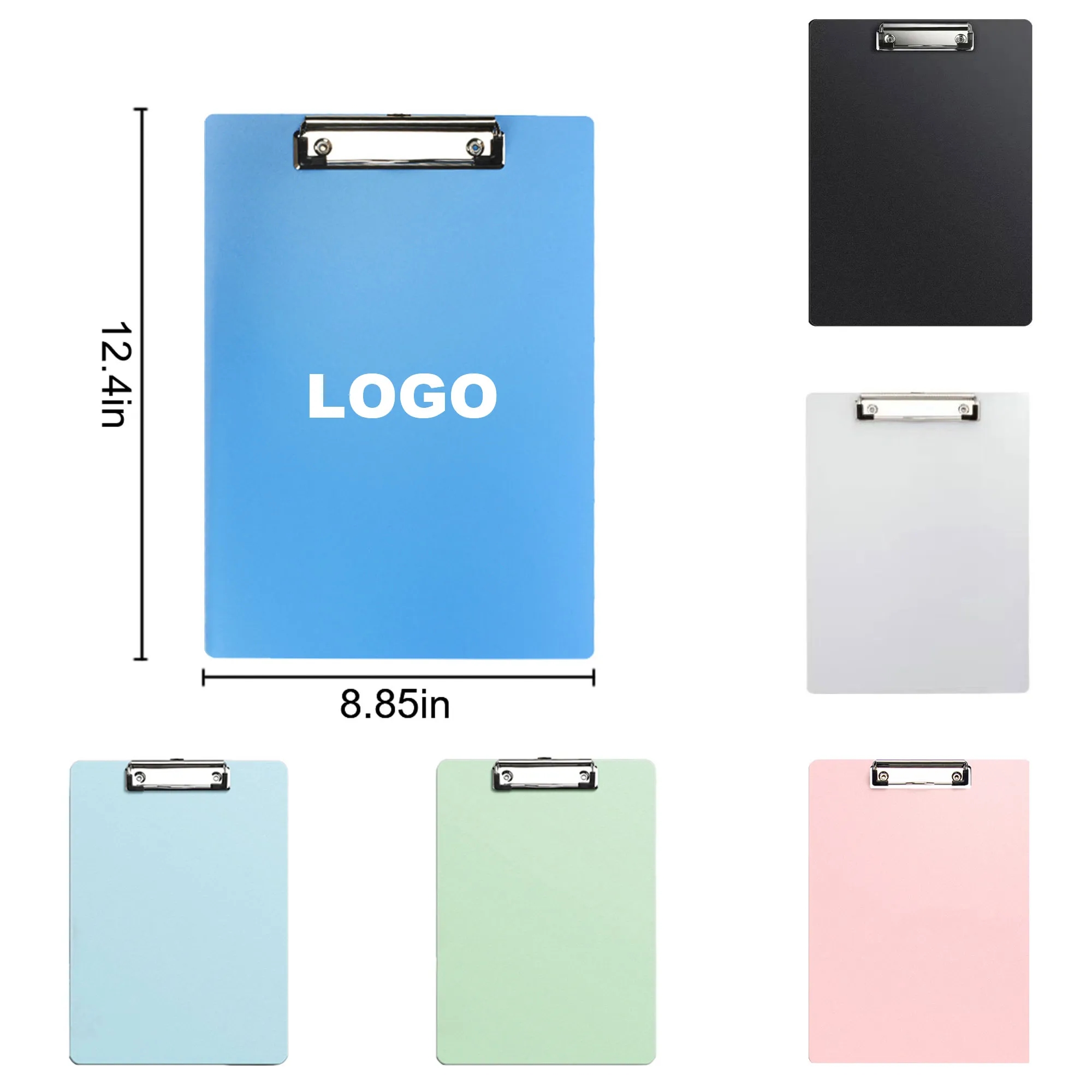 Plastic Clipboard With Low Profile Metal Clip 5