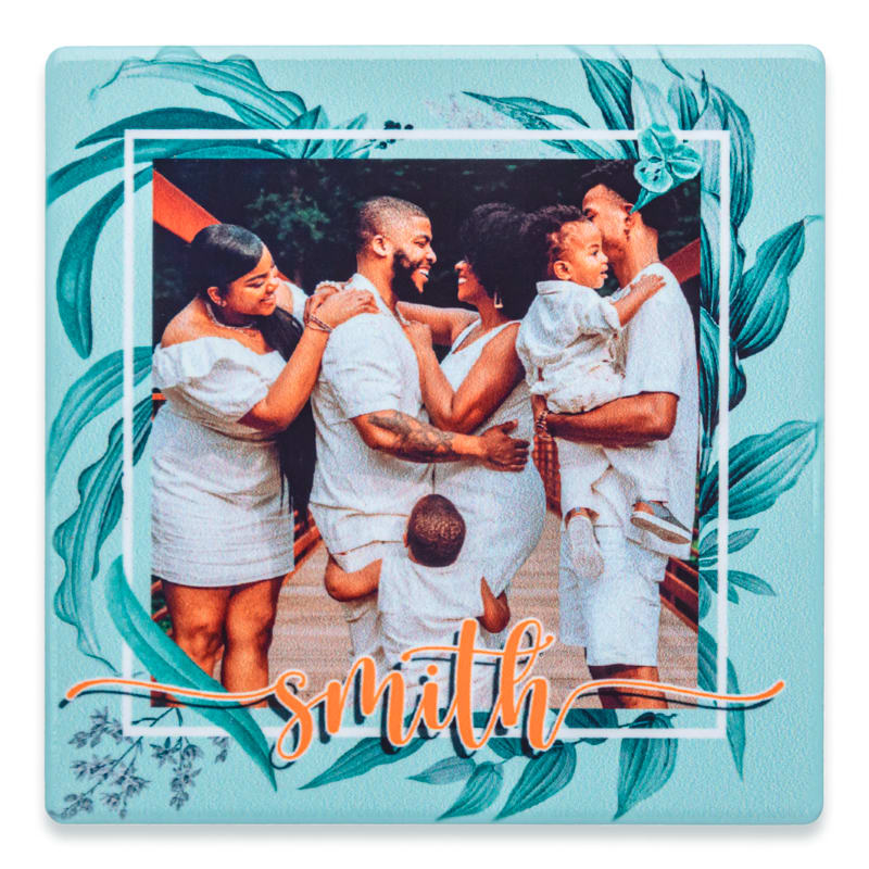 4 Inch Full Color Square Ceramic Coasters 11