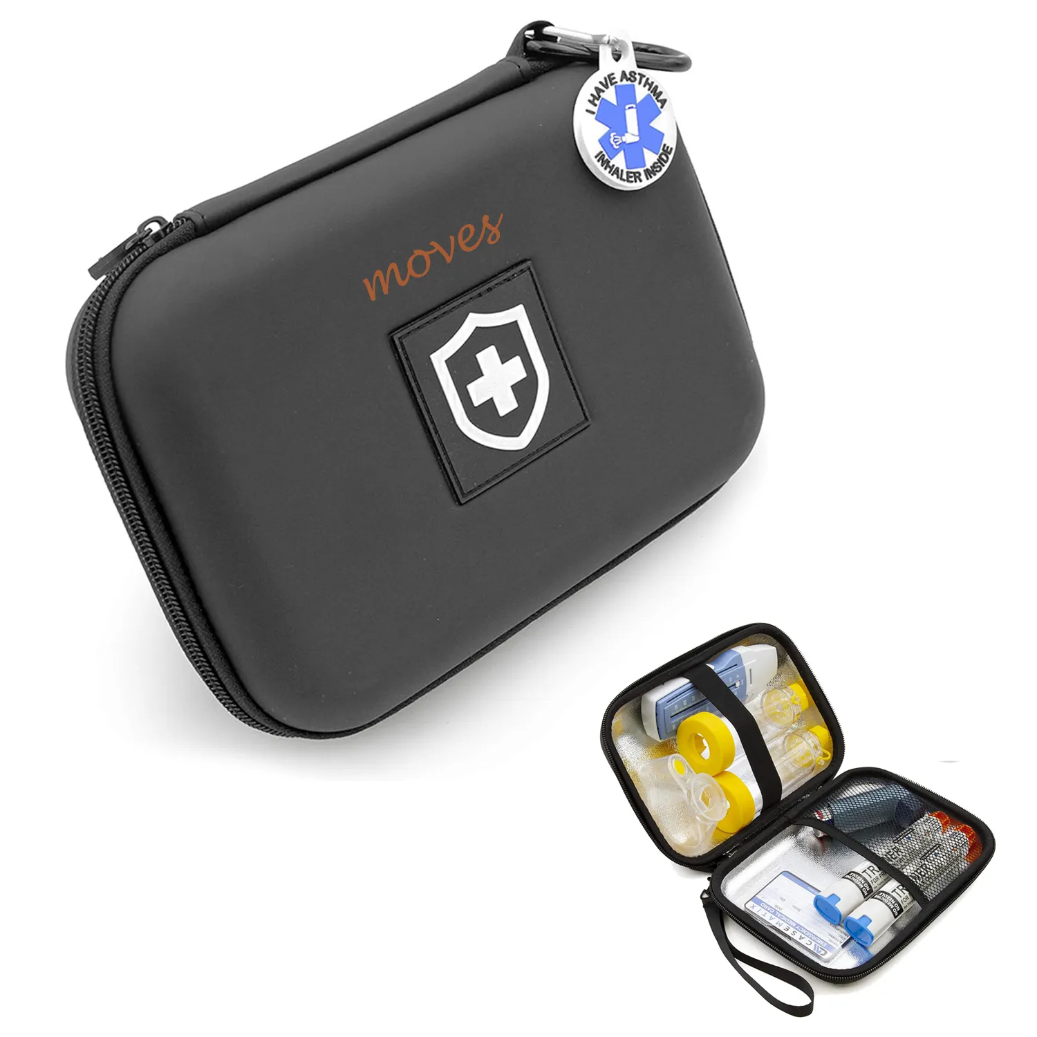 Insulated Asthma Inhaler Medicine Travel Bag 7