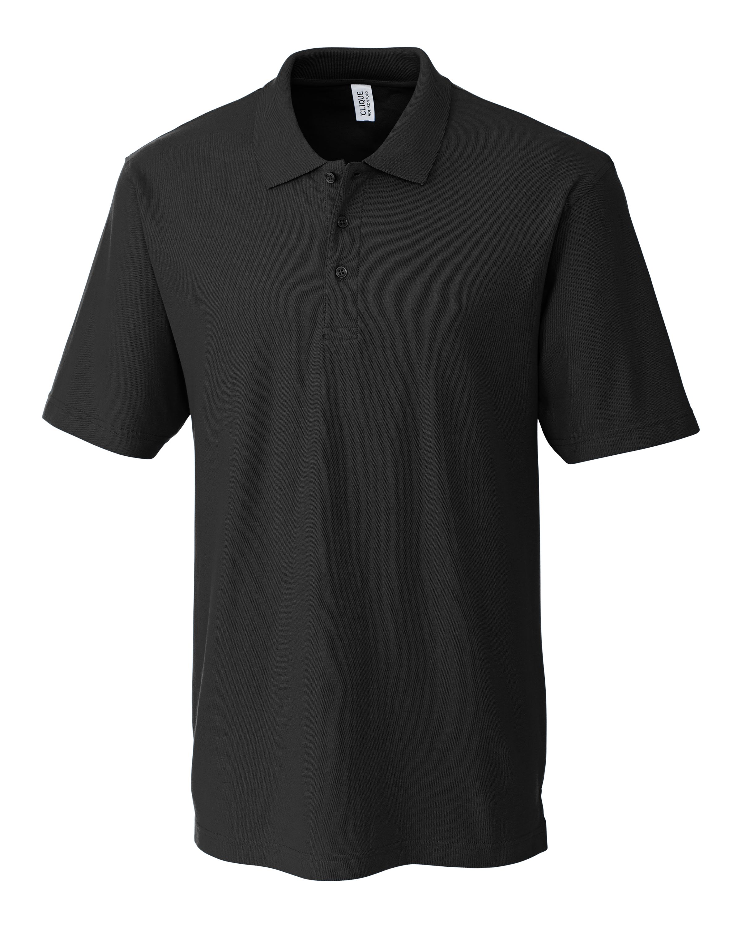 Addison All Cotton Pique Short Sleeve Mens Polo
