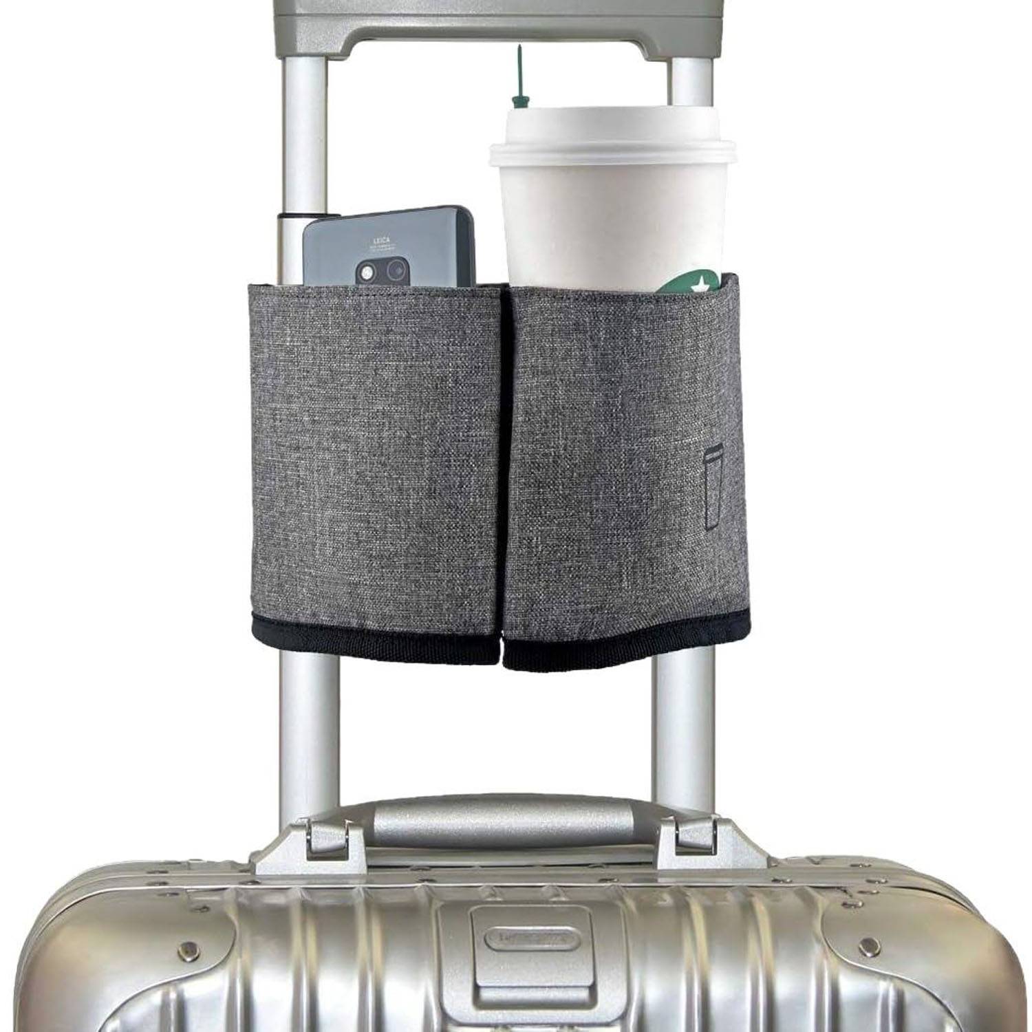 Portable Dual Drink Slots Luggage Travel Cup Holder 7