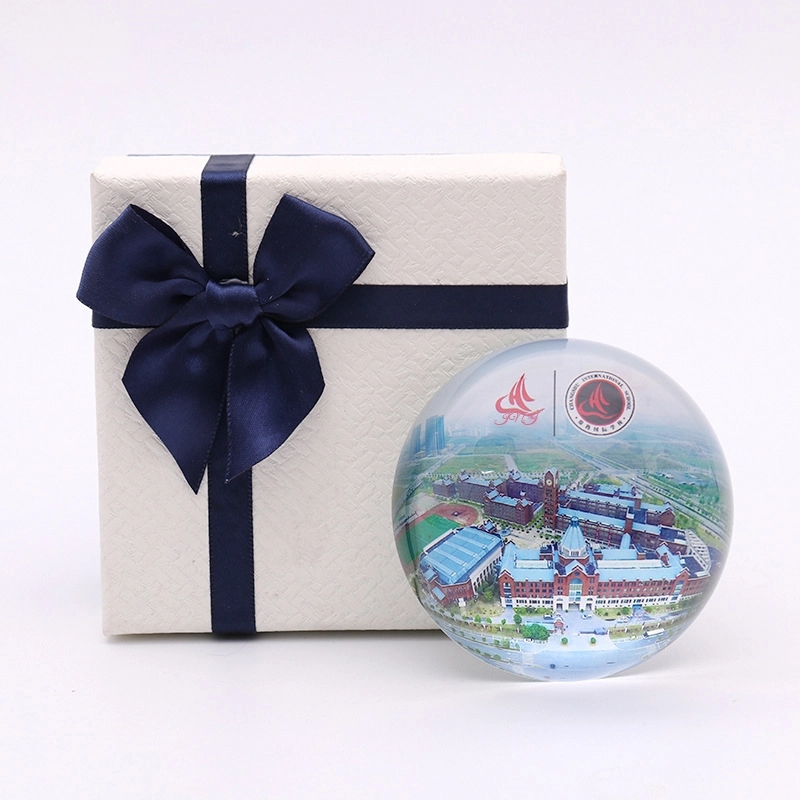 Hemisphere Crystal Paperweight 2