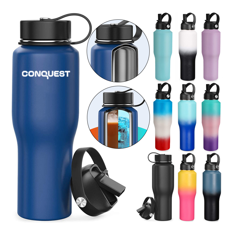 New T Shaped Insulated Cup With Handle And Lid 2