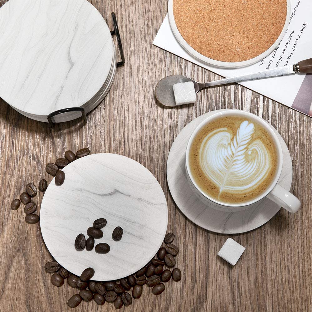 Absorbent Stone Coasters for Drinks 2
