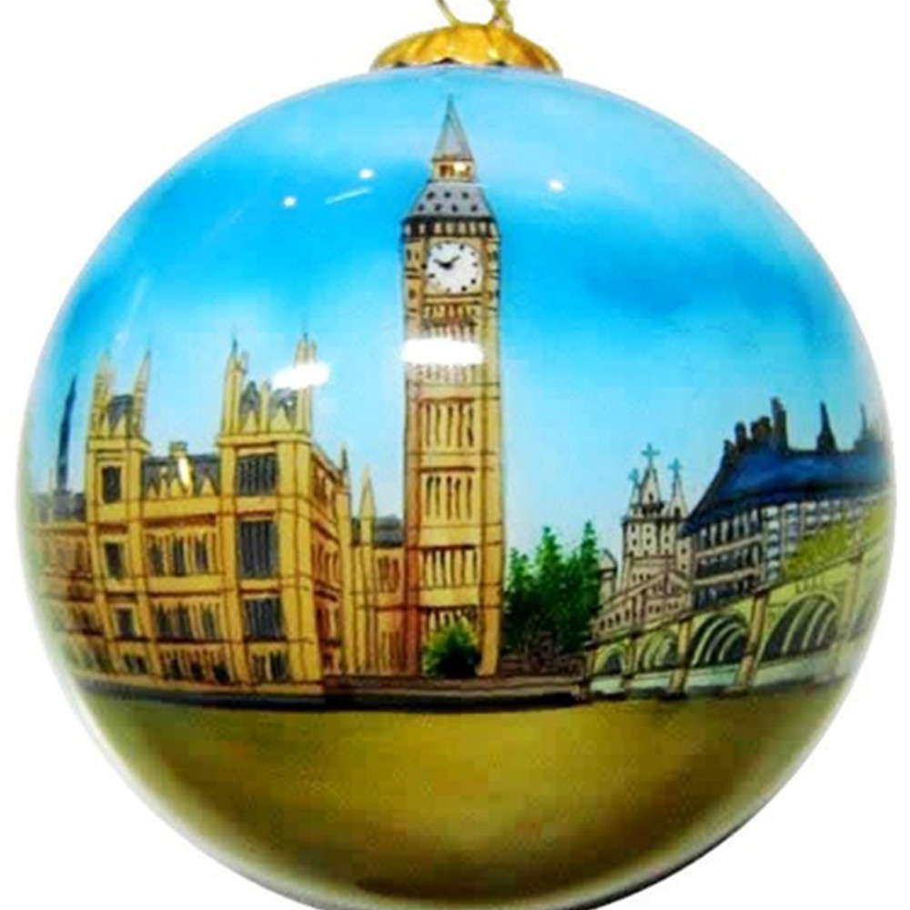 Hand Drawing Glass Christmas Ball 6