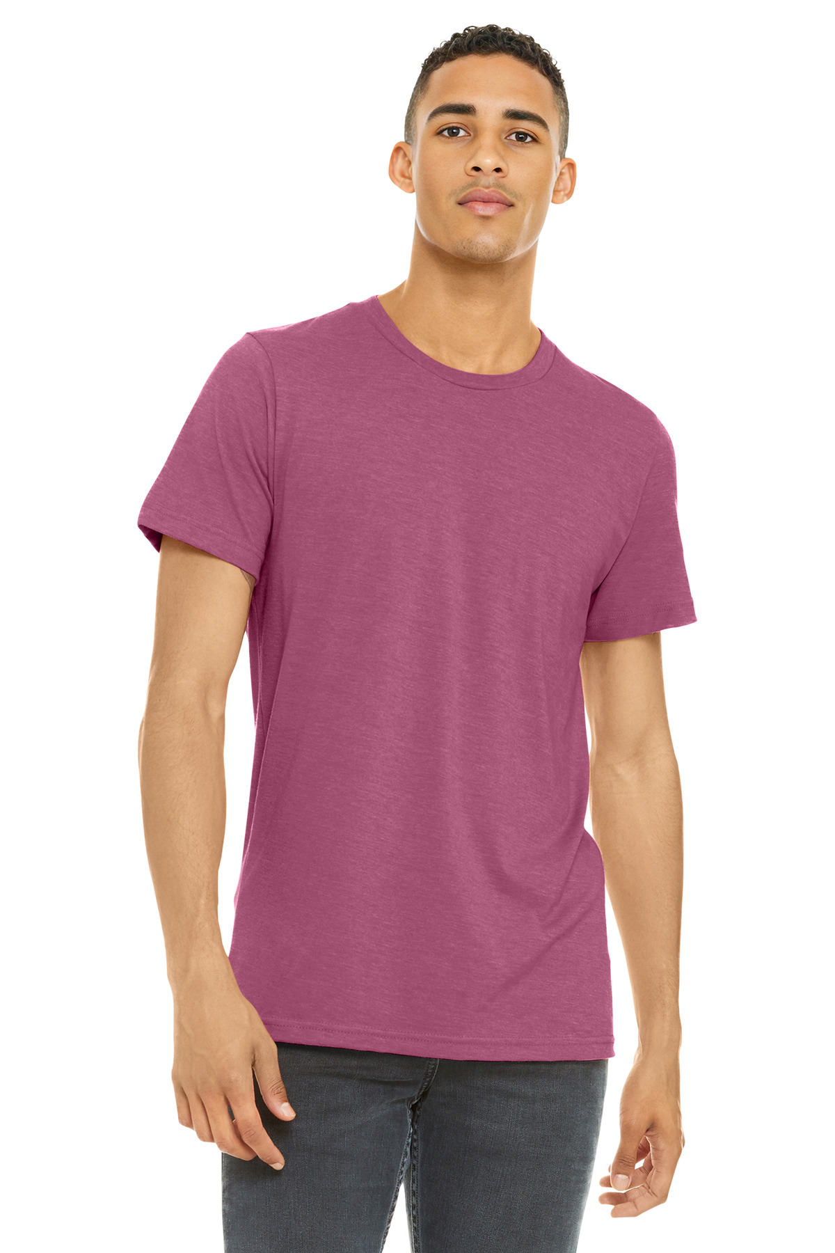 BELLA+CANVAS Unisex Heather CVC Short Sleeve Tee. BC3001CVC 289