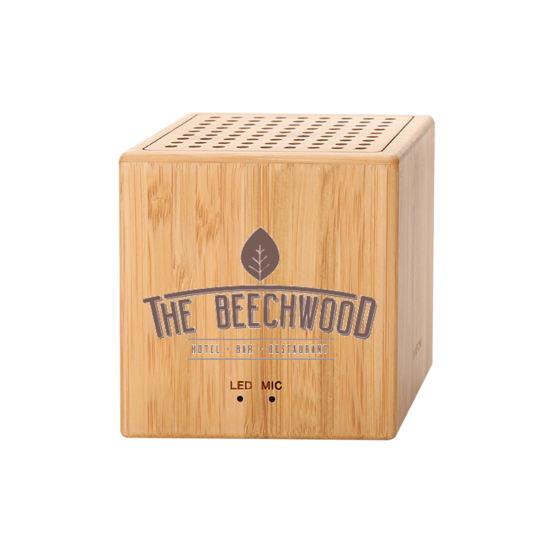 Elston Block Bamboo Bluetooth Speaker Simports