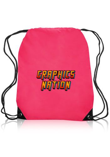 Black Trim Drawstring Bags 62