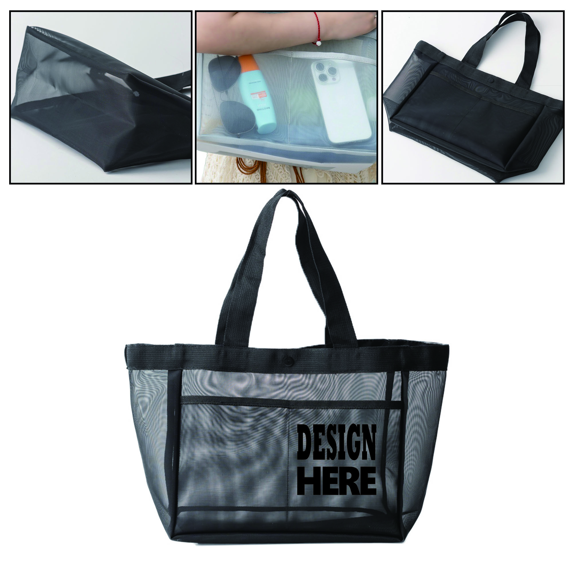 Full Color Nylon Mesh Tote Bag 3