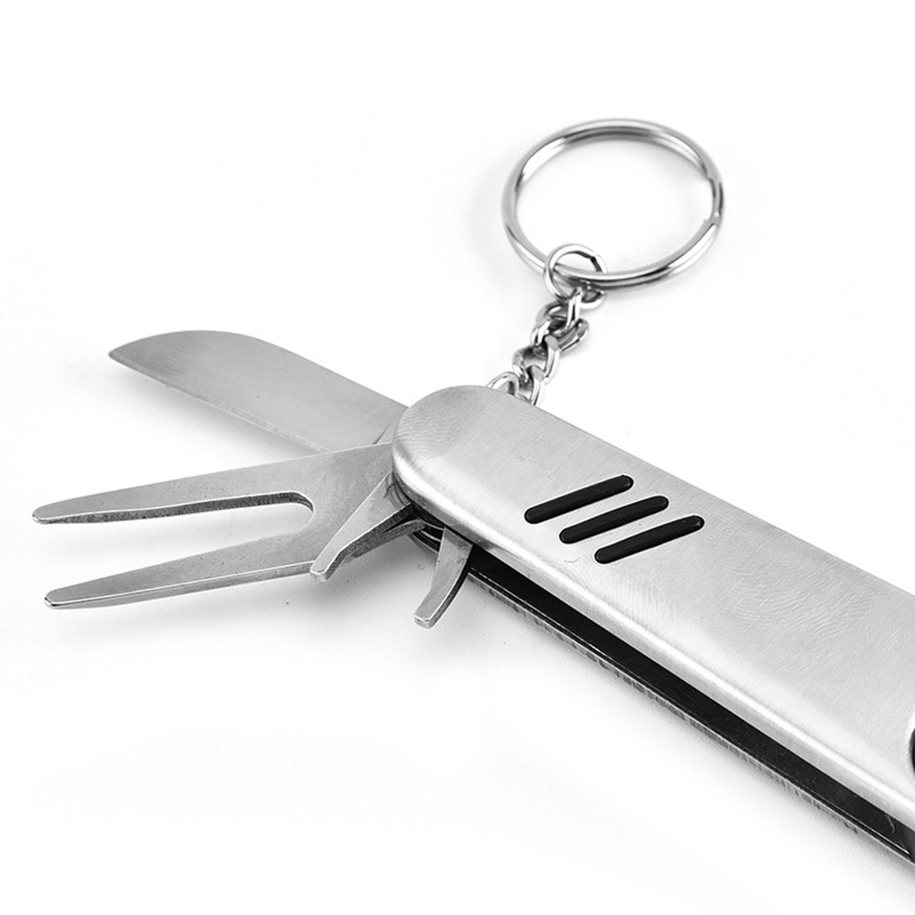 Stainless Steel 6 In 1 Golf Repair Divot Tool With Marker 6