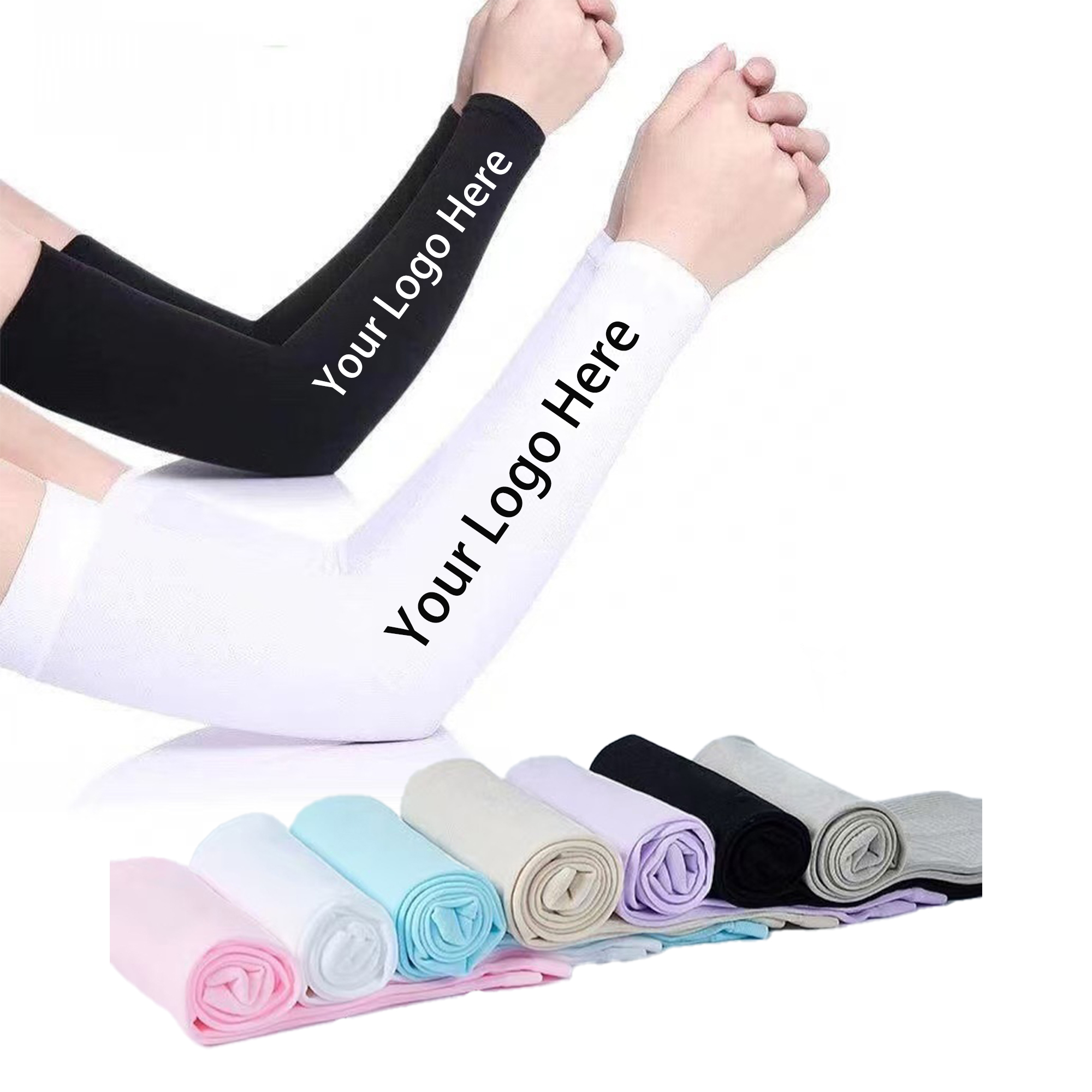 Ice Silk Cooling Arm Sleeves 1