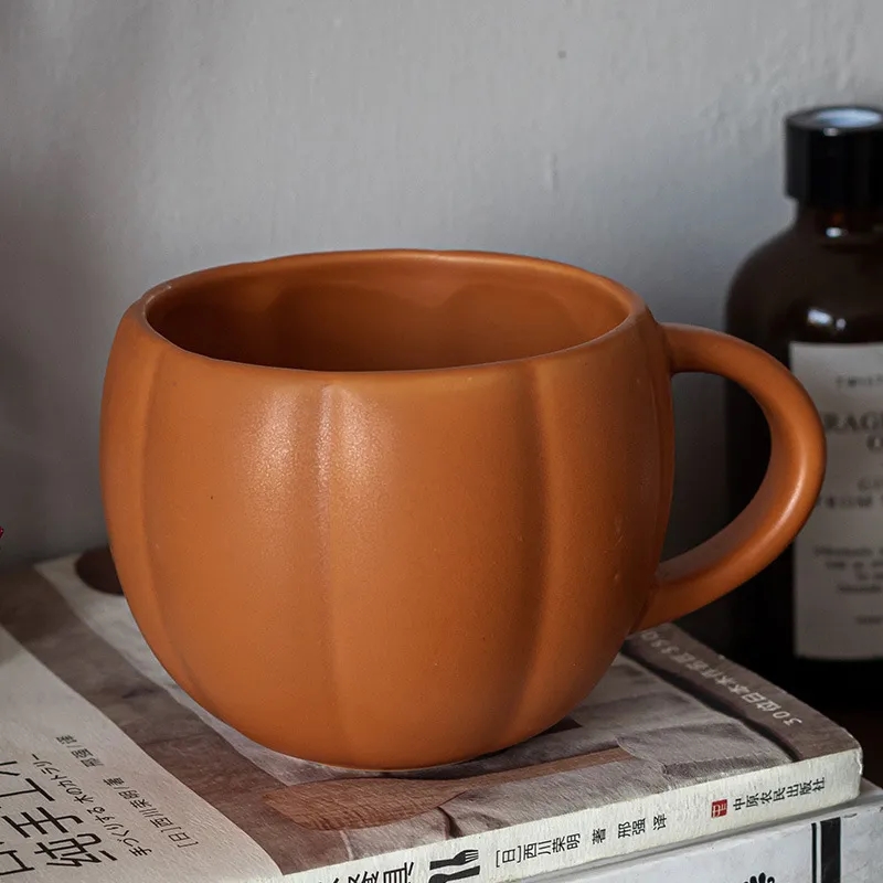 Cute Pumpkin Ceramic Mug 4