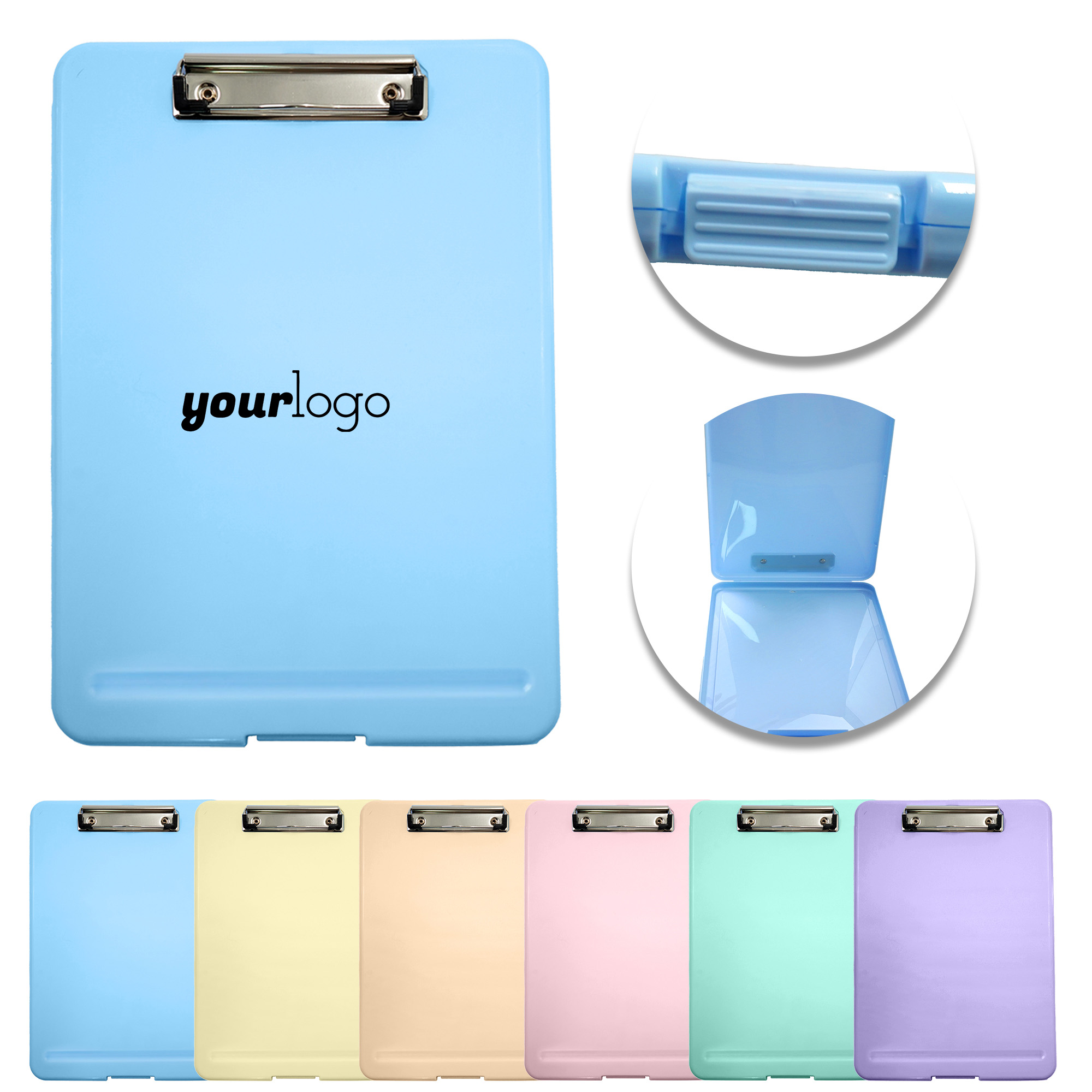 Durable Plastic Clipboard with Storage Compartment 2