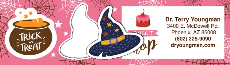 Halloween MultiShape Magnet (2" x 7")
