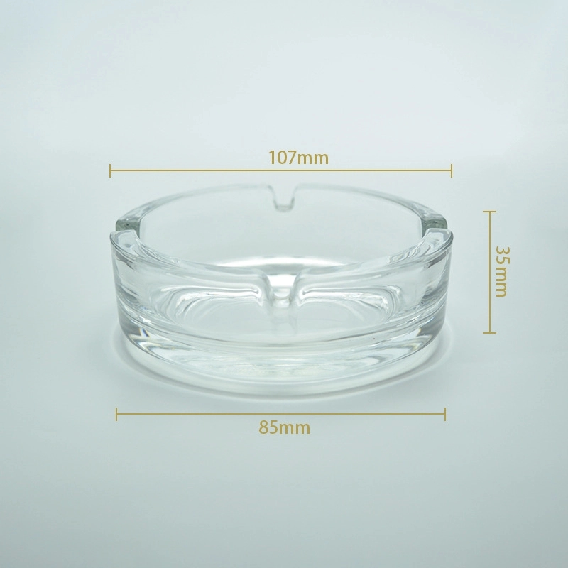 Custom Clear Glass Ashtrays for Cigarettes 4