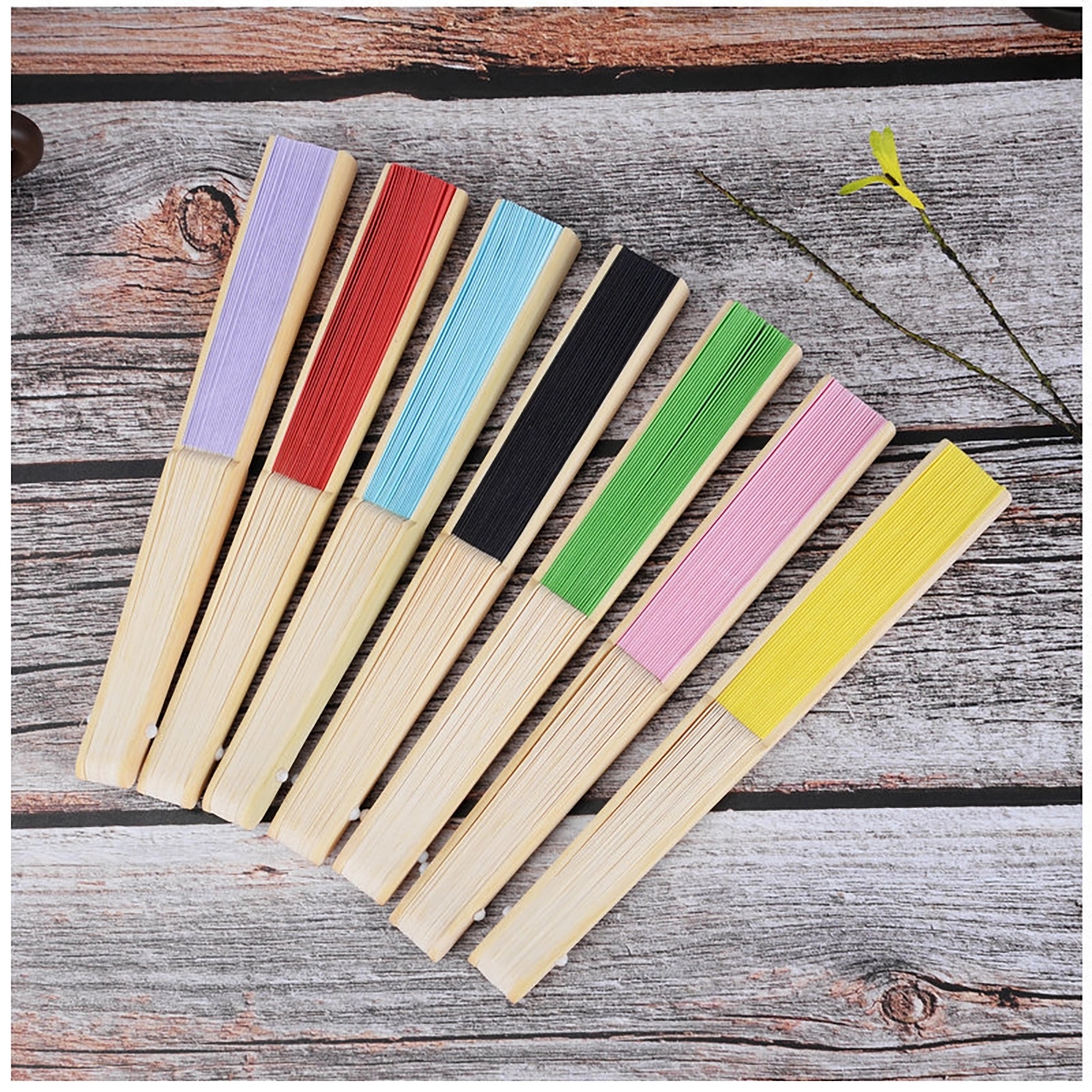 Handheld Folding Paper Fan 4