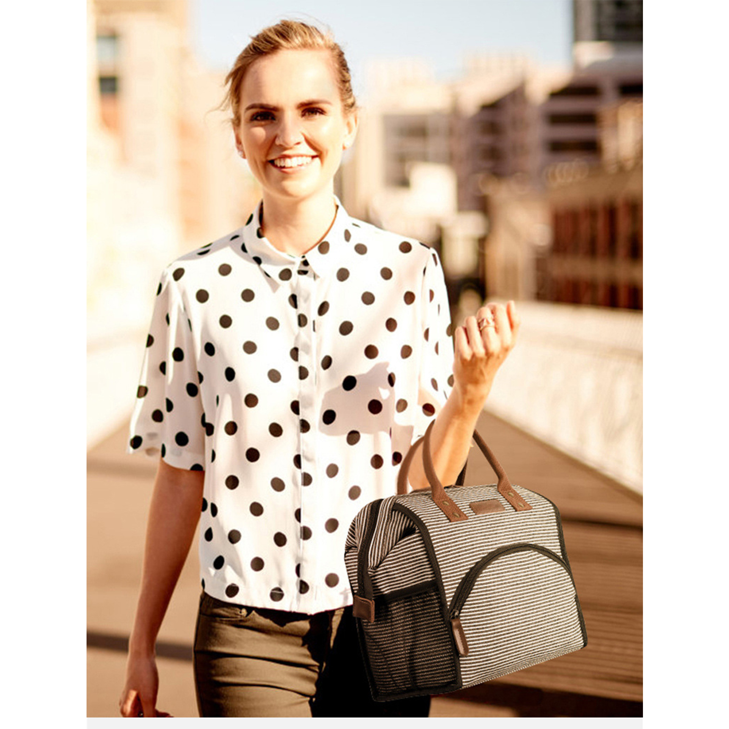 Waterproof Cooler Insulated Lunch Bag 6